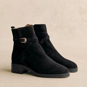 New Sezane Black Eloane Low Boots